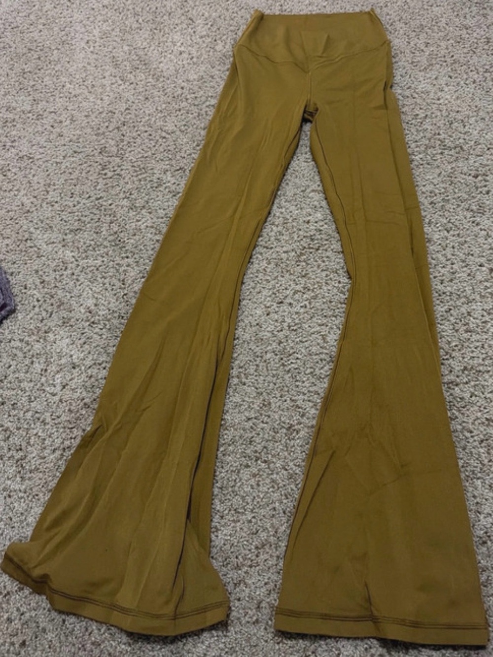 NWOT aerie mustard Flare Pants